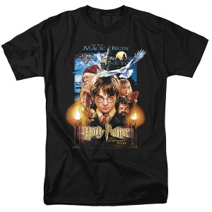 Harry Potter Movie Poster Adult T-Shirt - 1 of 4