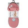 Memoi 4 Pairs Women's Cushioned Fine Edge No-Show Sock Liner Mauve One Size - 2 of 2