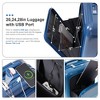 YONWAY  3 Piece Luggage Set, with Cup Holder, ABS+PC Hardside Luggage Sets , with TSA Lock & Spinner Wheels - 3 of 4