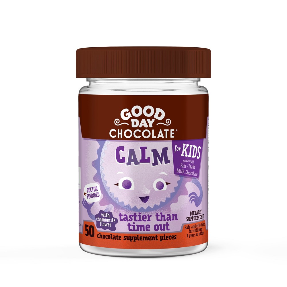 UPC 858982004321 product image for Kid's Good Day Chocolate Calm Dietary Supplement Chewables - 50ct | upcitemdb.com