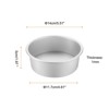 Unique Bargains Removable Loose Bottom Cheesecake Pan 2 Pcs - 2 of 4