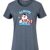 Women's - Frosty The Snowman - Christmas Graphic T-shirt Dress - 2 of 4