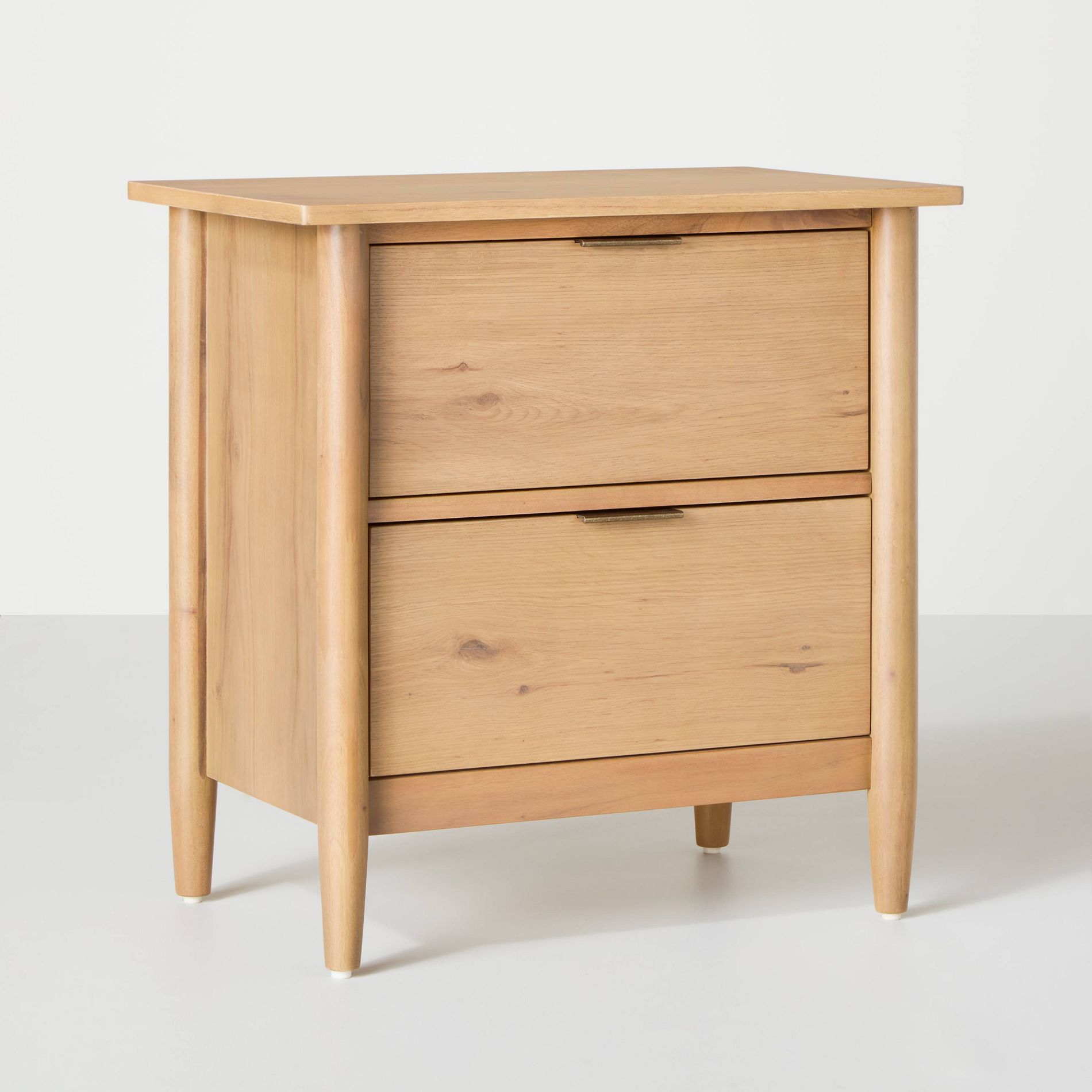 Wood Nightstands with Drawers White Oak/Natural - Hearth & Hand™ with Magnolia