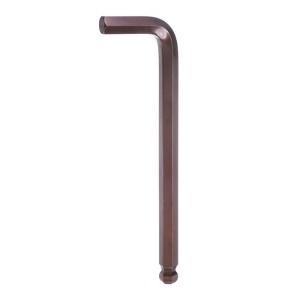 Unique Bargains S2 Steel Rust-Proof L-Shape Long Arm Ball End Hex Key Wrench Red - 1 of 4
