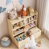 Toy Storage Organizer, Kid Bookshelf, Toy Storage Cabinet, Toddler Book Shelf for Kid Room, Bedroom, Nursery, Living Room - 3 of 4