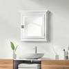 Teamson Home Madison Removable Wooden Medicine Cabinet with Mirrored Door, White - 3 of 4