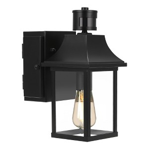 DORESshop Outdoor Wall Light, 1-Light E26 Fixture, Motion Sensor, GFCI , Dual Brightness, Weather-Resistant Exterior Light - 1 of 4