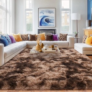 LOVEVOOK Rugs for Living Room, Fluffy Area Rugs for Bedroom, Soft Carpet Shag Kids Room Rug, Non-Slip Rugs Indoor - 1 of 4
