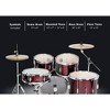 Rogue 5-Piece Complete Drum Set Level 2 Wine Red 190839823236 - 2 of 4