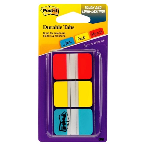 YPO Filing Tabs - 6 Tabs, 38 x 51mm | Sticky Notes | YPO