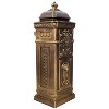 Vynxaria Copper Garden Floor Mailbox - Large-Capacity Outdoor Postbox with Vintage Design, 48" Tall - 3 of 4