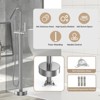 Freestanding Bathtub Faucet, Floor-Mount Tub Filler Chrome,Standing Tub Faucet - 3 of 4
