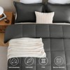 BAGOKIE 2/3 Pieces Comforter Set Box Stitched Bed Set for All Seasons - 4 of 4