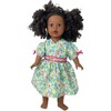 Doll Clothes Superstore Handmade Size 8 Girl Floral Dress with Matching Doll Outfit - 3 of 4