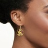 Ross-Simons 0.90 ct. t.w. Rhodolite Garnet and .70 ct. t.w. Peridot Hummingbird Drop Earrings in 18kt Gold Over Sterling - 2 of 4