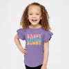 The Juniper Shop Sassy Little Bunny Toddler Flutter Sleeve Tee - 2 of 2