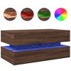 vidaXL Coffee Table Brown oak Engineered wood 35.4 x 19.7 x 15.7 in - 2 of 2
