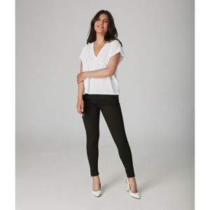 Lola Jeans - USA - Alexa-BLK High-Rise Skinny Jeans 30" Inseam BLACK 33 - 1 of 4