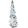 Blue Rose Polish Pottery 491 Vena Flat Christmas Tree - 2 of 2