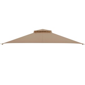 10' x 12' Patio Gazebo Replacement Top Cover 2-Tier Canopy CPAI-84 Outdoor - 1 of 4