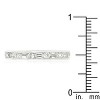 Slickblue Women's Eternity Band Ring with Baguette and Round Cut CZ, 3mm Width, Size 5-10 - 3 of 4