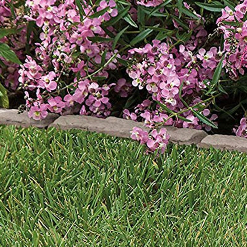 Suncast Quick Edge Resin Material 35 Inch Single Strip Natural Stone Lawn Border Edging for Patio, Gardening & Landscaping, Flagstone (8 Pack), 5 of 7