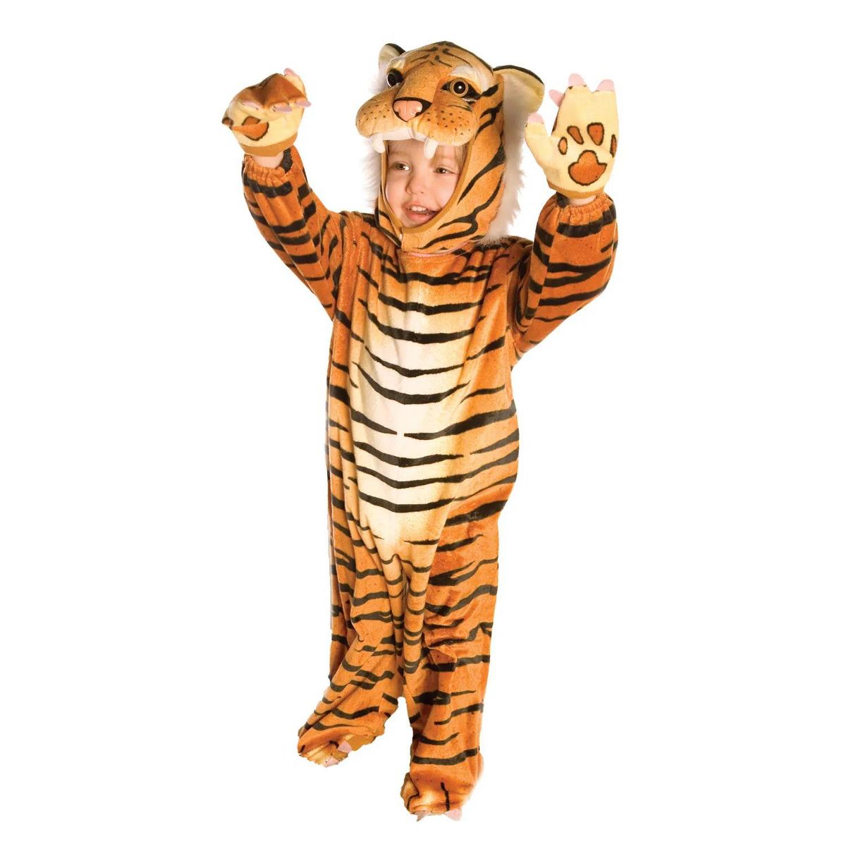 Underwraps Toddler Plush Tiger Costume - thumbnail 5