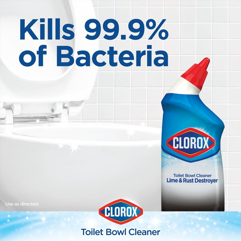 Clorox Tough Stain Toilet Bowl Cleaner - 24 fl oz, 4 of 12