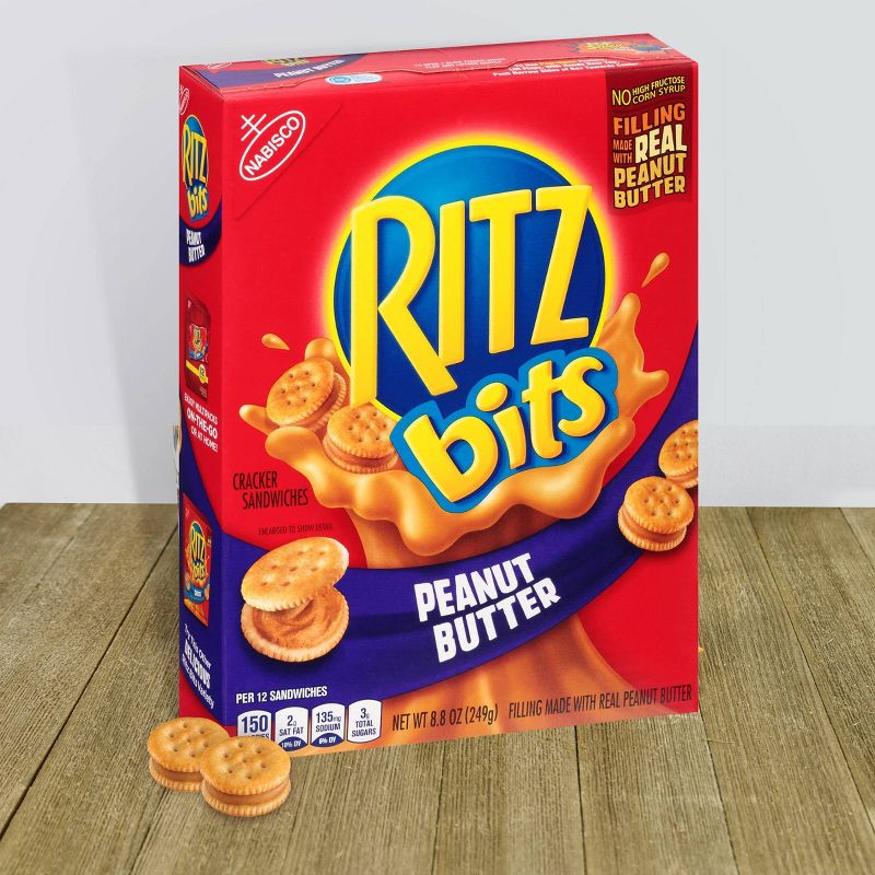 Ritz Bits Cracker Sandwiches with Peanut Butter - 8.8oz, 4 of 12