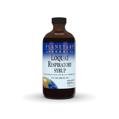 Loquat Respiratory Syrup by Planetary Herbals  -  8 oz Liquid