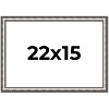 PosterPalooza | Slim Profile Silver Picture Frame - UV Acrylic, Backing Board, Hanging Hardware Included - 2 of 4