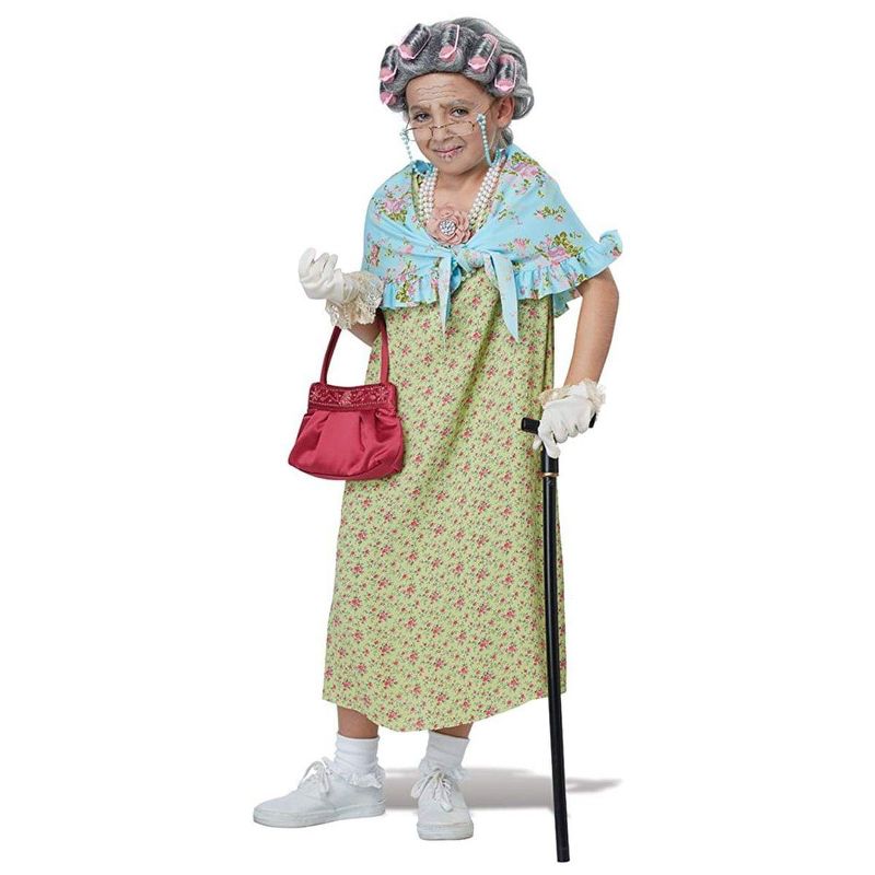 California Costumes Old Lady Child Costume Kit, 1 of 2
