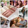 BABYYER 5-Piece Makeup Brush Set with Mirror & Travel Case Hypoallergenic Vegan Bristles for Sensitive Skin,for On-the-Go Touchups (Pink) - 4 of 4