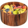 Zassenhaus Acacia Wood Salad Serving Bowl, Medium 11.8" diameter by 5.9" High - 3 of 4