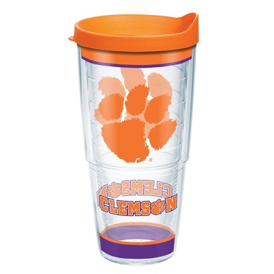 NCAA Clemson Tigers Tradition Classic Tumbler with Lid - 24oz