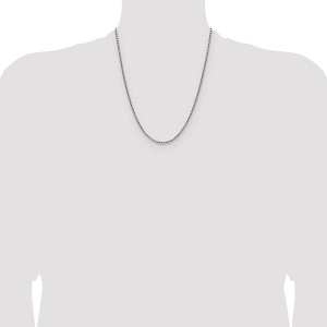 Chisel Stainless Steel Polished 1.7mm 22" Elongated Box Chain Necklace - 1 of 4