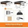 12" Gas Pizza Oven Outdoor Portable - Propane Powered BBQ Grill with Accessories Kit for Backyard, Camping & Patio Use - 3 of 4