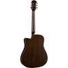 Luna Art Vintage Dreadnought Cutaway Acoustic-Electric Guitar Distressed Vintage Brownburst - 4 of 4