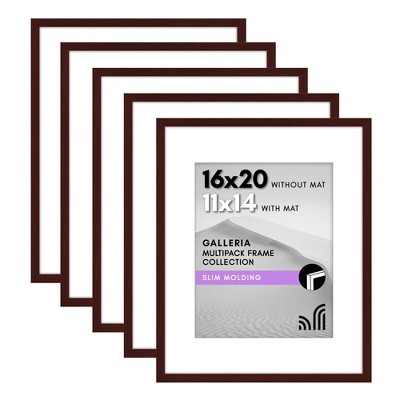 Americanflat Picture Frame with plexiglass - Hanging Hardware For Horizontal and Vertical Display
