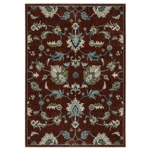 Oriental Weavers Capella CAP06 Red / Multi Indoor Area Rug - 5'3" x 7'6" - 1 of 4