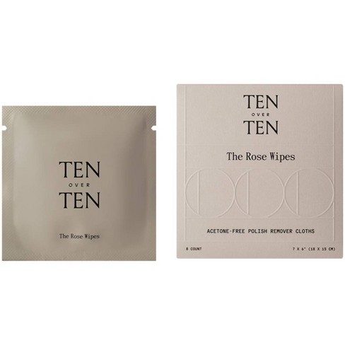tenoverten The Rose Nail Polish Remover Wipes - 8 ct - image 1 of 3