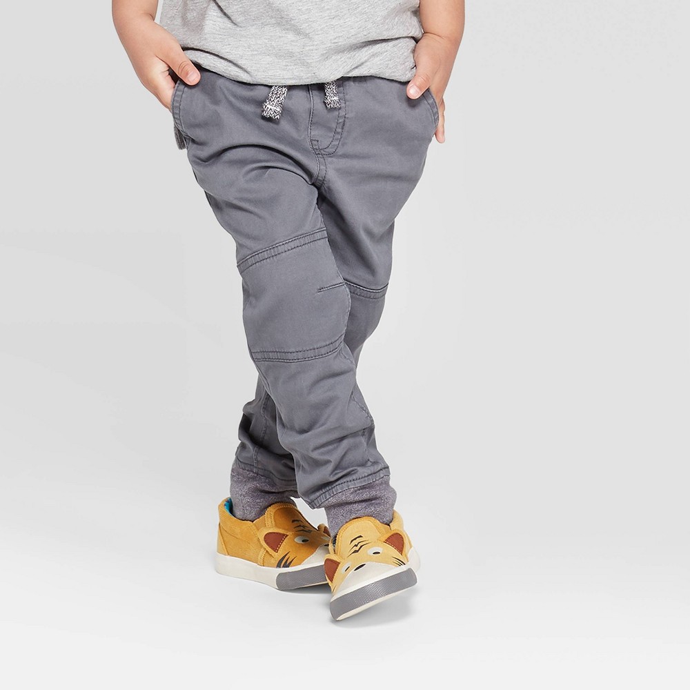 Toddler Boys' Pull-On Pants - Cat & Jack Thundering Gray 18M