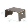 ECR4Kids Bentwood Lap Desk with Handles, Grey Wash, 1 - 2 of 4