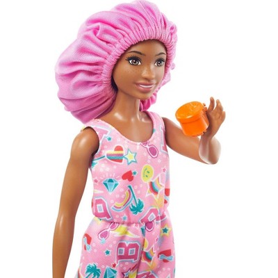 Barbie Brooklyn Doll Hair Styling Playset with Accessories
