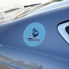 University of San Diego Toreros Automotive Car Refrigerator Locker Vinyl Circle Magnet - 3 of 4