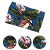 Unique Bargains Women's Printed Wide-side Knotted Headwrap Yellow Purple White Gray Red Brown Blue Green 4 Pcs - 2 of 4