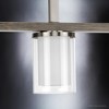 Urban Ambiance Luxury Contemporary Chandelier,  14.75"H x 4.875"W,  Brushed Nickel Finish, UHP3220 - 4 of 4