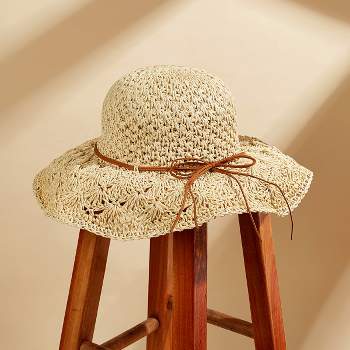 Women's Bow Detail Straw Hat - Cupshe