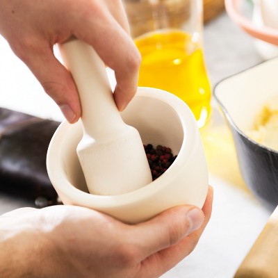 BergHOFF Leo Stoneware Mortar & Pestle - Thumbnail 4