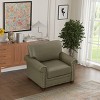 NicBex 35.83 Inch Modern Faux Leather Single Sofa with Wood Legs for Living Room,Office,Apartment - 2 of 4